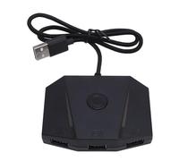 Generic RGB Gaming Mouse Keyboard Converter Wide Compatibility 3.5mm Sound Jack for X/S, ABS Black, for All Games