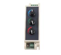 Generic RGB LED Knob Dimmer Adjustable Brightness Controller for Home Lighting DC12-24V 3-Channel ABS Material