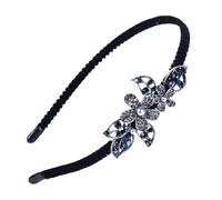 Generic Rhinestone Headband Hair Hoops 5.50x4.72x0.79 in Chic Flower Design Not Easy to Break Or Deform Hair Accessories for Women Wedding Headband