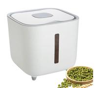 Generic Rice Dispenser - 10kg Airtight Storage Bin Food | Rice Container Grain, Rice Bucket Large Moisture Proof For Nuts, Medicinal Materials, Grains, Cereals, Flour, Dry Goods