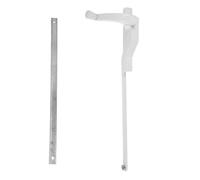 Generic Right Hand Casement Window Crank Operator Window Handle Opener with Single Arm Zinc Alloy and Stainless Steel Construction White Finish Sturdy and Easy to Use for Home Casement