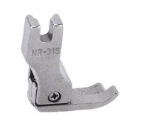 Generic Right Stitch in Ditch Guide Presser Foot NR 31S Steel Industrial Lockstitch Sewing Machine Presser Foot for Shirt Collar and Upper Waist Stitching 3.4 x 2.8cm