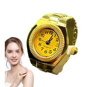 Generic Ring Watches for Women Finger, Watch Ring, Vintage Novelty Finger Watch, Fashion Accessory, Round Mini Watch, Classic Analogue Finger Ring Watch for Men and Women