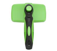 Generic Riphed for Hair, Dogs That Moves the Button of the Brush for Cats for Cats (Green)