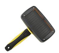 Generic Riphed for Hair, Dogs That Moves the Button of the Brush for Cats for Cats (Yellow)