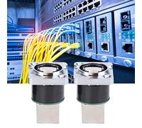 Generic RJ45 Right Angle Connector 2Pcs Fire Retardant Durable Insulator for Aviation Use Copper/PA66 Material