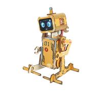 Generic Robot DIY Kit Gift for Boys Girls Wood Building Art Crafts Voice Controlled