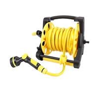 Generic Robust ABS and Aluminum Alloy Water Pipe Reel with Hose for Various Outdoor Tasks and Car Washing