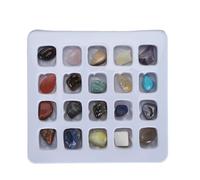 Generic Rock Mineral Education Set 20pcs Exquisite Science Rocks and Minerals Kit for Children (Type 1)