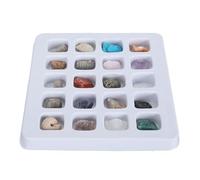 Generic Rock Mineral Education Set 20pcs Exquisite Science Rocks and Minerals Kit for Children (Type 2)