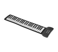 Generic Roll Out Piano 49 Keys USB Battery Powered Foldable Piano, Premium Silicone Keyboard, Multi Functional with 4D Surround Sound, Suitable for Home, School (PM49)