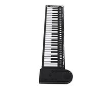 Generic Roll Up Keyboard Piano, Folding Piano Keyboard with Speaker Hand Roll 49 Key Portable Foldable Electric Foldable for Beginners Musical Instrument