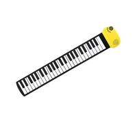 Generic Roll up Piano Portable Piano,49 Keys,Hand Rolled Roll Out Piano Keyboard for Kids Adults, Yellow