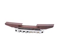 Generic Roller Bridge, Convenient to Use the Guitar Bridge Not Easy to Damage, a Long Life of Life for the Early Guitar Instruments Lovers (Silver)