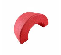 Generic Roller Pilates Block Support Arched Support for Alignment and Foam Base for Controlled Movements and Recovery Breaks suitable for home fitness studio practice quiet rest, Red, Hard