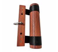 Generic Rolling Bar Hand Exerciser Grip Wooden Roller Strength Tool With Strap Link And Metal Hook Suitable for Home Workout Physical Therapy, A-grade 4cm