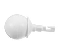 Generic Rolling Cane Tip with Jumbo Ball for Blind Walking Stick, Hook Type Plastic Replacement, White, Enhanced Safety, Indoor and Outdoor Use for Blind Individuals