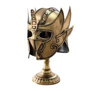 Generic Roman Knight Metal Helmet Desk Universal Theatrical Prop for Living Room Party