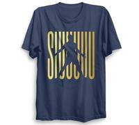 Generic Ronaldo SIUUU T Shirt Kids & Adult T Shirt CR#7 Jumper Ronaldo #7 Goat Unisex Top (UK, Alpha, XL, Regular, Regular, Navy)