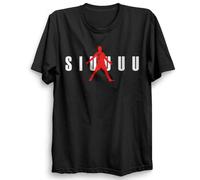 Generic Ronaldo T Shirt Kids SIUUU Top CR#7 Youth Football Jumper Inspired Ronaldo Jersey Kids Football T Shirt (UK, Age, 12 Years, 13 Years, Regular, Black)