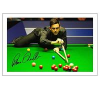Generic Ronnie O'Sullivan Signed 12x8 Inch Photo Print Pre Printed Signature World Snooker Champion Autograph Gift