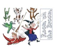 Generic Room on the Broom Themed Edible Icing Sheet A4 Cake Toppers - Julia Donaldson