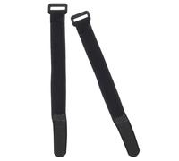 Generic Rooster Crow Collar Poultry Neck Belt for Rooster in Chicken Coop 2pcs Black Nylon Easy to Use
