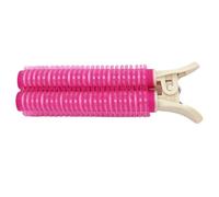 Generic Root Volume Roller Clips Heat-Free Protection Hair Styling Tool for Instant Volume, Easy Fixer Clamp/Holder for Last Minute Outings, Size: 4.13x1.10x1.22in (Rosy)