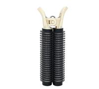 Generic Root Volume Roller Clips Heat-Free Protection Hair Styling Tool for Instant Volume, Easy Fixer Clamp/Holder for Last Minute Outings, Size: 4.13x1.10x1.22in (Black)