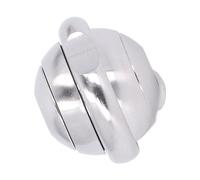 Generic Rope Bead Finger Toy Durable Stainless Steel with Stress Relieving for Busy Lives At Work or School, 25mm (Silver)