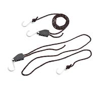 Generic Rope Ratchet Tie Down, Locking Ratchet Pulley Heavy Duty Rope Lock Adjustable Pulley Tie Down for Kayak Bow and Stern Secure (3.0m)