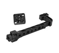 Generic Rotatable Monitor Mount Extension Bracket for Ronin RS 3 and RSC 2 with Cold Shoe Plate and 1/4 and 3/8 Inch Screw Holes for Outdoor Filmmaking