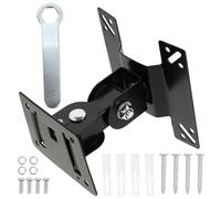 Generic Rotatable Monitor Wall Mount Bracket with 360° Metal Pivot for 14-27 Inch Lcd Screens, Adjustable Tv Stand Mount for Flat Screen Televisions, Suitable for Home and Office Use