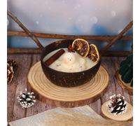 Generic Rotating Candle Holder Coconut Candle Snowman Design For Christmas Atmosphere Decorative Wax Melting Candle Perfect For Décor Extra Large Candle (B, 17x17x9.5)