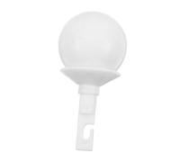 Generic Rotating Hook Cane Tip Replacement for Blind Walking Stick Flexible Plastic Round Ball Head for Improved Safety and Mobility Compatible with Hook-Type Canes White Blind Assistive