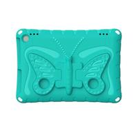 Generic Rotating Protective Case with Stand for Fire HD10 2021/2023, Washable and Portable Design, Suitable for Video Calls and Learning (Glacier Green)
