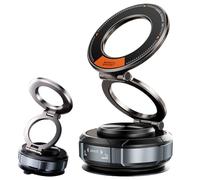 Generic Rotation 360 and Anti-Vibration for GPS Navigation - Magnetic Support for Phone in the Car, Foldable Car Support with Smartphone Magnets During Travel