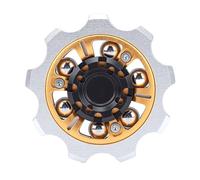 Generic Rotator Restless Toy Aluminum Alloy Gear Shaped Stress Relief Desk Toy for Adults, Portable Hand Rotating for Meditation, Travelers