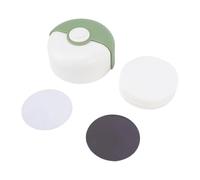 Generic Round Coffee Filter Storage Container, Multifunctional Brewed Strainer Stand, Filter Paper Holder Organizer, Ideal for Kitchen Countertop, Detachable