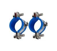 Generic Round Hose Clamp 20/25/32/40/50/63mm PPR/PVC Nut Hoop Water Pipe Gas Pipe Fastener Pipe Fitting Durable Suspension Pipe Holder(for 63mm OD Tube)