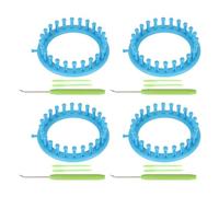 Generic Round Knitting Loom, Plastic Weaving Kit for Scarves Hats Socks Shawls Gloves, with Hook and Needle, Easy to Use for Beginners and Professionals
