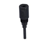 Generic Round Shank Router Collet Extension Chuck Long Service Life High Concentration Shank for Woodworking Applications, Alloy Steel Router Collet Extension Chuck with Complete Cutting Depth, 1 X