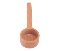 Generic Round Wooden Spoon Coffee Scoop Multipurpose Kitchen Utensil for Cooking Stirring Measuring Coffee Sugar Flour Condiments Safe Elegant Practical Home Restaurants Hotels