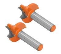 Generic Router Bit Chamfer Cutter 2Pcs Professional Tungsten Carbide for Woodworking Projects 8mm Shank Size (8x25mm / 0.31x0.98in)