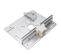 Generic Router Table Insert Plate Premium Aluminum Alloy for Woodworking Projects - Accurate Cutting and Multi-Purpose Use
