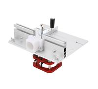 Generic Router Table Lift System, 51mm Lifting Range Manual Router Lift Kit for Woodworking Machinery, Aluminum Alloy and Stainless Steel Construction, Universal Design for Engraving