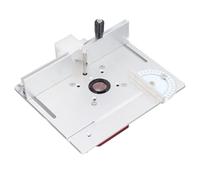 Generic Router Table, Router Lift Base 0-54mm Lifting System Kit with Handle Table Insert Plate with Combo Kit for 64-65mm Diameters Trimming Machines