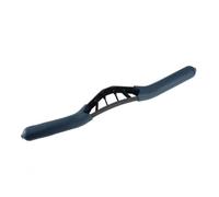 Generic Rowing Machine Handle Accessory Curved Handlebar Grip Attachment with Padded Open Lattice Body for Reduced Weight Suitable for Upper Body Training Full Body Workouts