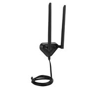 Generic Rp-SMA Extension Cable, Wifi Cable Extender Antenna Base with 1.1m Extension Router Antenna SMA Base (Extension cable base + 8DB antenna)
