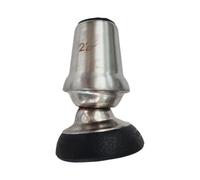 Generic Rubber Tip Non-Slip Cane Cover Silent Rotating Design for Greater Stability Suitable for Walking, Black, 22mm